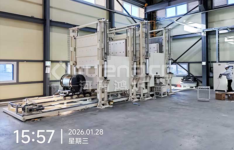 Industrial Bogie Hearth Atmosphere Furnace